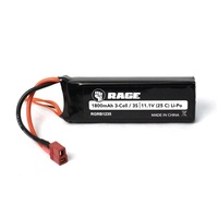 Rage RC 11.1V 3S 1800mAh Lipo Battery w/ T-Plug BM BL