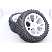 Rear Buggy Tyres (2sets) White RH-10448W