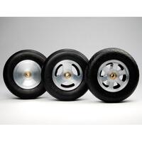 ROBART Aluminum Wheel for 3 1/2" - 4" Tire 3/16" Axle 6 SPOKE