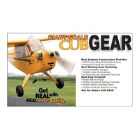 Robart #691 1/3 Scale Balsa USA Piper Cub Landing Gear