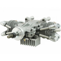 SAITO FG-61TS, 4C GAS TWIN, ELEC/IGN, W/MT