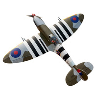 Seagull Models Spitfire MkIX RC Plane, 22cc ARF, SGSPITFIRE22CC, SEA-183