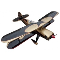 Seagull Model Steen Skybolt Bi-Plane, 15cc ARF, Black / Gold