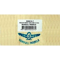 Seagull Model Balsa Plywood 1220 X 300 X 2.7mm SEA-P412.7