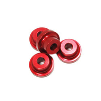Secraft Stand Off - 10mm (5mm, 10-24 Hole) (Red) SEC083