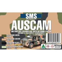 AUSCAM Colour Set **UPDATED SET ** (DISRUPTIVE CAMO + INTERIORS) SET02A