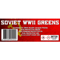 SOVIET WWII GREENS Colour Set 