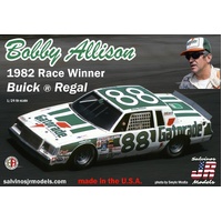 Salvinos J R BAB1982D 1/24 Bobby Allison #88 Buick Regal 1982 Winner Plastic Model Kit