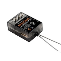 SPEKTRUM AR6600T 6CH AIR TELEMETRY RECEIVER, DSM-X with REMOTE RX