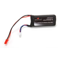 Spektrum 7.4V 1300mAh 2S 5C LiPo Rx Pack w/ JST Connector SPMB1300LPRX