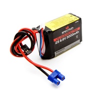 Spektrum 3000mAh 2S 6.6V Li-Fe RX Battery SPMB3000LFRX