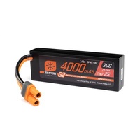 Spektrum 7.4V 4000mAh 2S 30C Smart G2 Hard Case LiPo Battery with IC5 Connector