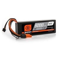 Spektrum 5000mAh 2S 7.4V 50C Smart LiPo Hardcase, IC5 SPMX50002S50H5