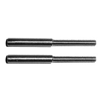 SULLIVAN S536 2 MM BRASS COUPLERS FOR 0.9MM TO 1.6MM CABLES