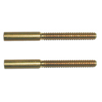 SULLIVAN S543 4-40 THREADED BRASS COUPLERS FOR .050 TO .090 CABLES AND RODS