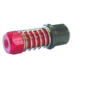SULLIVAN S590 2-56 HD ALUMINUM BALL CONNECTOR W/ LOCKING SLEEVE: RED BODY