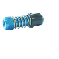 SULLIVAN S591 4-40 HD ALUMINUM BALL CONNECTOR W/ LOCKING SLEEVE: BLUE BODY