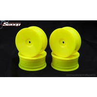 EXP Touring Car 1/10 Dish Wheel Yellow