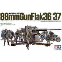 TAMIYA 1/35 88MM GUN FLAK 36/37 T35017