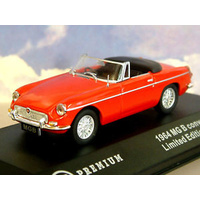 1964 MG B CONVERTIBLE LTD RED