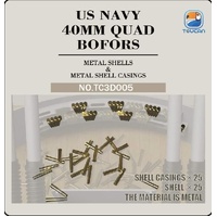 Toucan 1/35 METAL SHELLS & METAL SHELL CASINGS Plastic Model Kit TC3D005