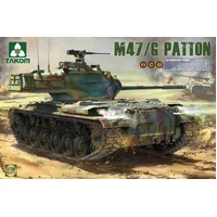 TAKOM 1/35 US MEDIUM TANK M47/G 2 IN 1 PLASTIC MODEL KIT TK2070