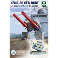 TAKOM 1/35 GWS-30 SEA DART & GWS-25 SEA WOLF PLASTIC MODEL KIT 2138