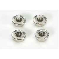 4mm Special Wheel Lock Nut (4) Silver TM111160