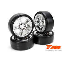 1/10 Touring mounted rubber (4pce SIL) TM503329S
