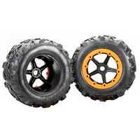 Mounted Tyre 7.1 splined wheel hubs"