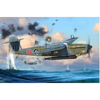 TRUMPETER 1/48 ROYAL NAVY FAIREY BARRACUDA MK11 TORPEDO BOMBER PLASTIC MODEL KIT TR05825