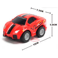 1:43 Q version Lamborghini graffito car Red Body, (Requires AA Batteries)