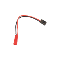 Tornado RC Female JST to male Futaba 22awg 10cm silicone wire 0.08 TRC-7005C