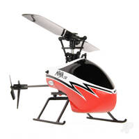 TWISTER NINJA 250 RED FLYBARLESS HELICOPTER 6 AXIS STABILIZATION & ALTITUDE HOLD 