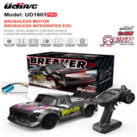  Brushless High Speed Car, 3 Speed mode, Adjustable Electronic stability control, Drift & circuit tyres included 2.4G UDI-UD1601-PRO