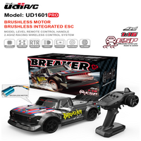  Brushless High Speed Car, 3 Speed mode, Adjustable Electronic stability control, Drift & circuit tyres included 2.4G UDI-UD1601-PRO