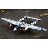 P-38 Lightning  EP-GP Silver