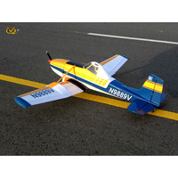 Cessna 188 Awagon 60-90 size EP-GP 2Mtr Yellow - White version VQA062-N