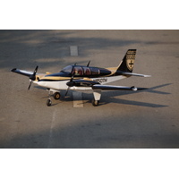 Beechcraft Baron 35 size EP-GP  ( 1,76m wingspan ) Black -White  version 