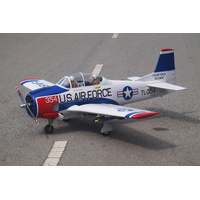 T-28 Trojan 120 size EP-GP ( 1,77m wingspan  ) Red -White- 69.3'  