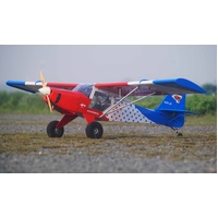 Skyfox Sti 30cc size EP-GP ( 2,54m wingspan) Red-Blue version  