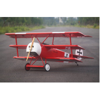 Fokker Dr.I 120 size EP-GP ( 1,85m wingspan )  Red-Baron version - 1/4.2 Scale