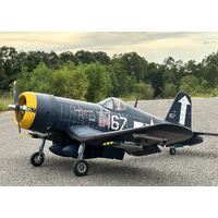 F4U Corsair 120 size EP-GP (1.8m wingspan )  71''  Blue -Yellow Version                              