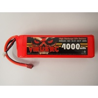 VIRUS 22.2V 4000MAH SOFT CASE 50C LIPO