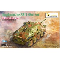 Vespid 1/72 Jagdpanzer38(t) Hetzer Mid Production Plastic Model Kit VS720023