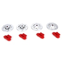 Vaterra Wheel Hex Brake Rotor & Caliper FR/RR Set V100