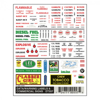 DATA WARNING LABEL & COM SIGNS