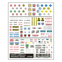 CRATE LABELS & WARNING SIGNS
