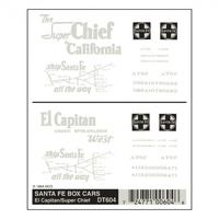 SANTA FE BOX CARS - PASSENGER