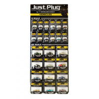 JUST PLUG LIGHTED VEHICLES ASST W/MERCH